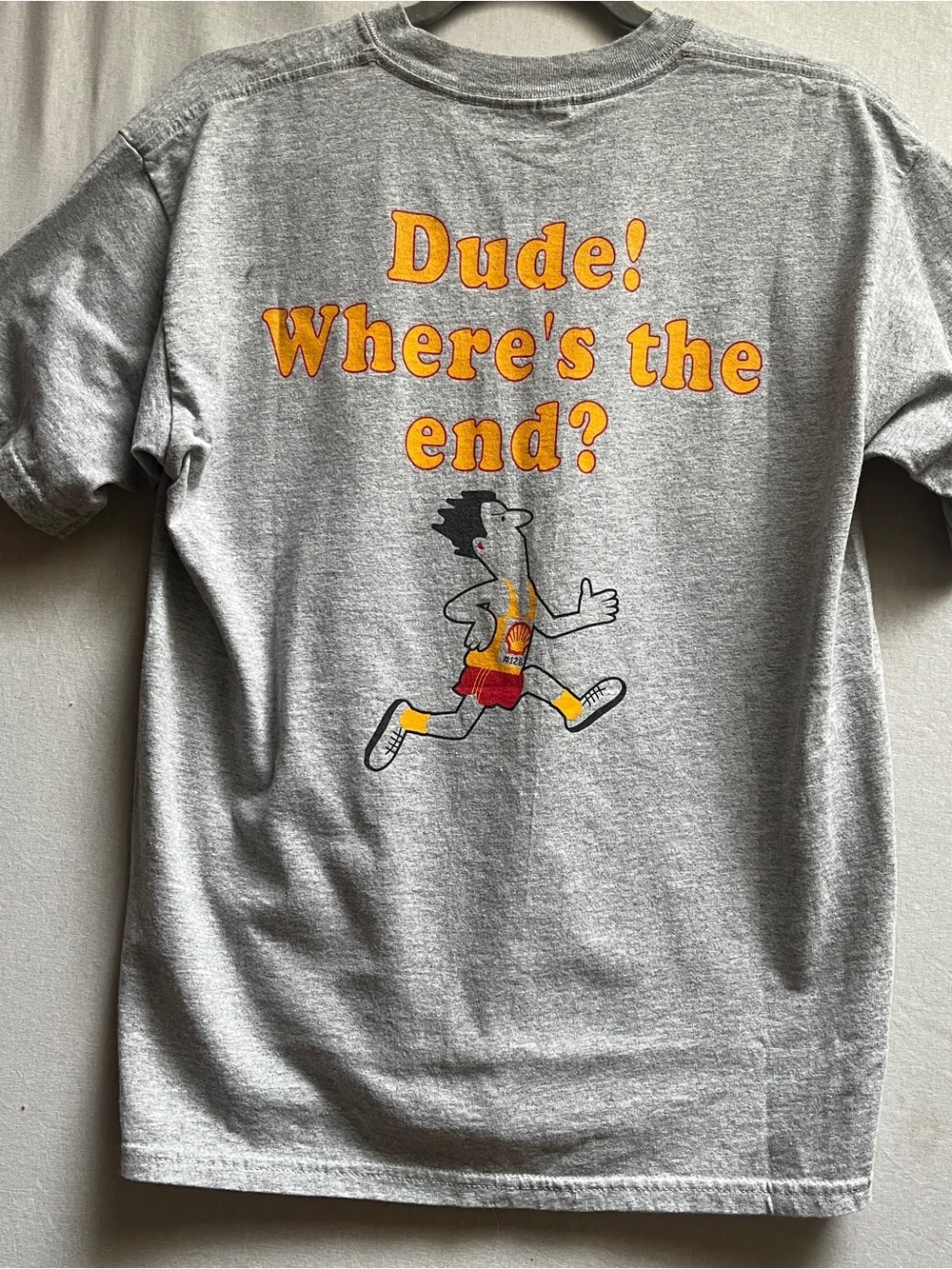 Vintage Shell Oil Graphic Tee Dude Wheres The End Shirt S